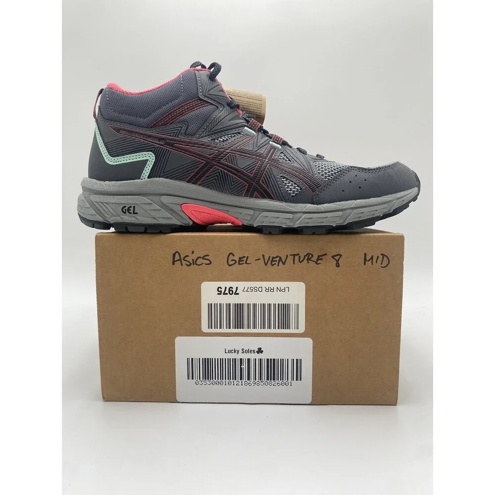 ASICS GEL-VENTURE 8 MID Women's NEW Trail Shoe Grey US Size 8.5